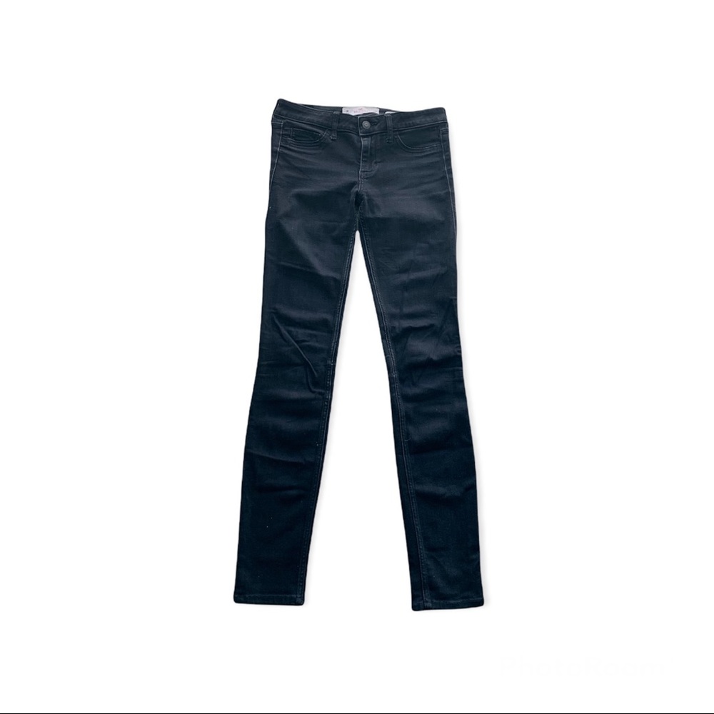 Hollister Low Rise Super Skinny Women’s Jeans Black Size 26 W